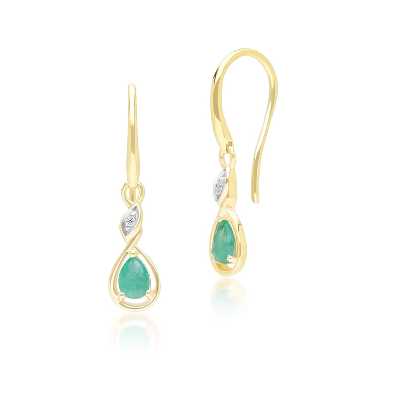 Lumina Emerald-Cut Earrings (Emerald Edition)