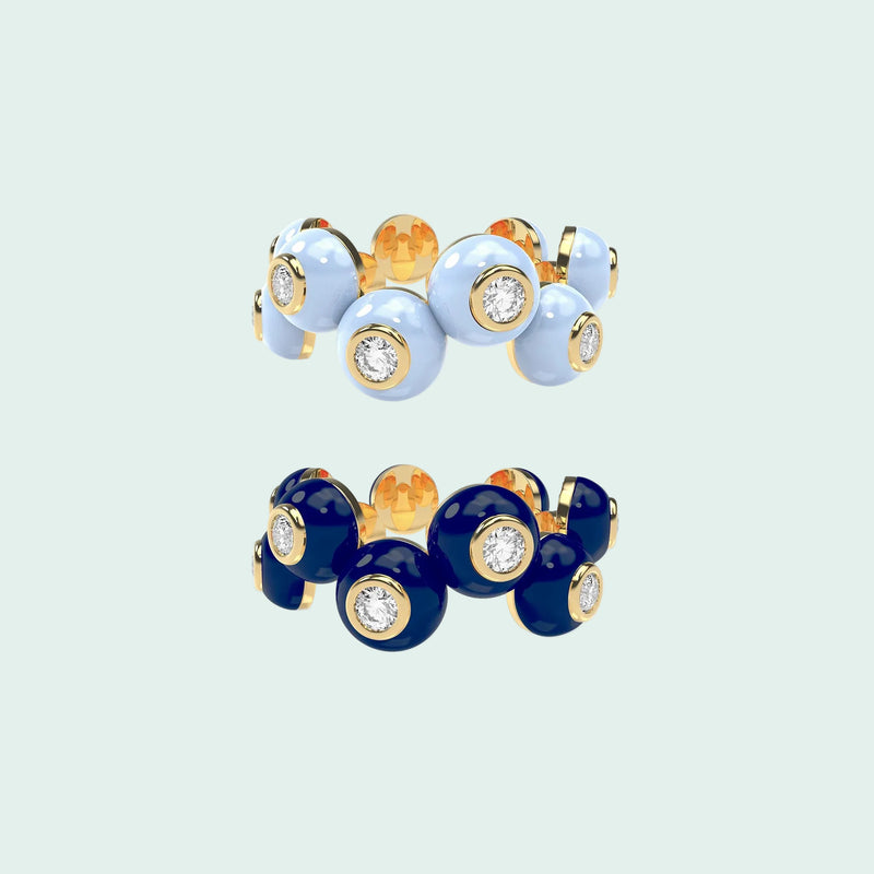 The Dopamine Overdose-Gold Ring set of 2