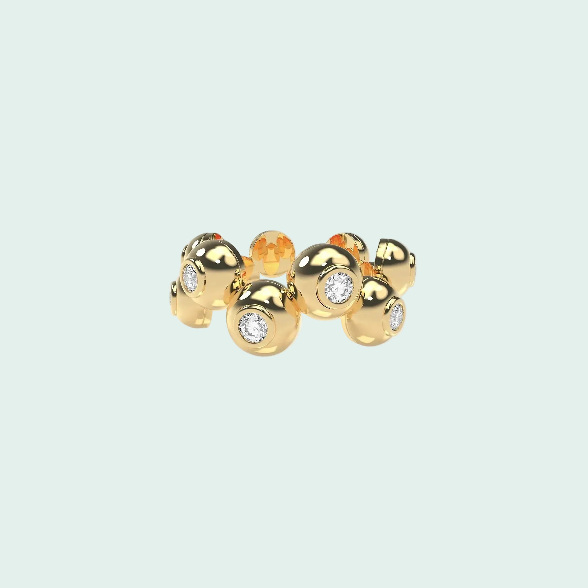 Liquid Tide Bead Ring