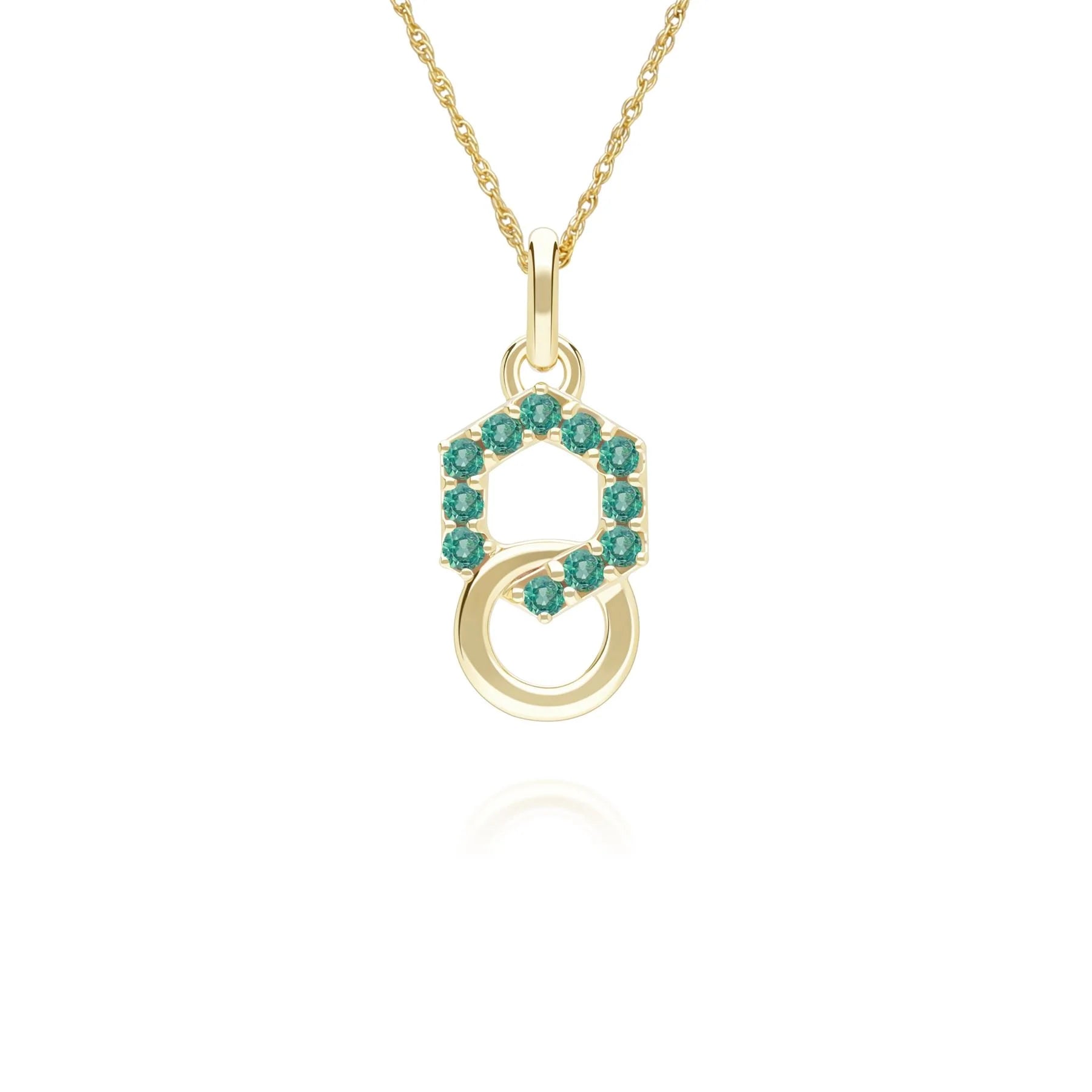 Apex Interlock Pendant (Emerald Edition)