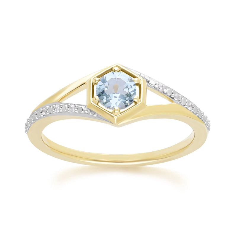 Apex Hexagon Ring (Sky Edition)