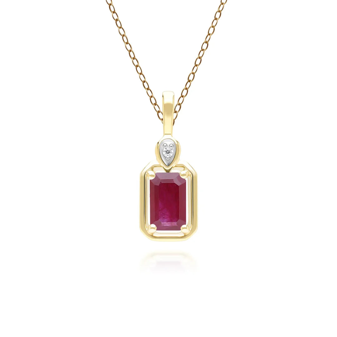 Lumina Emerald-Cut Pendant (Emerald Edition)