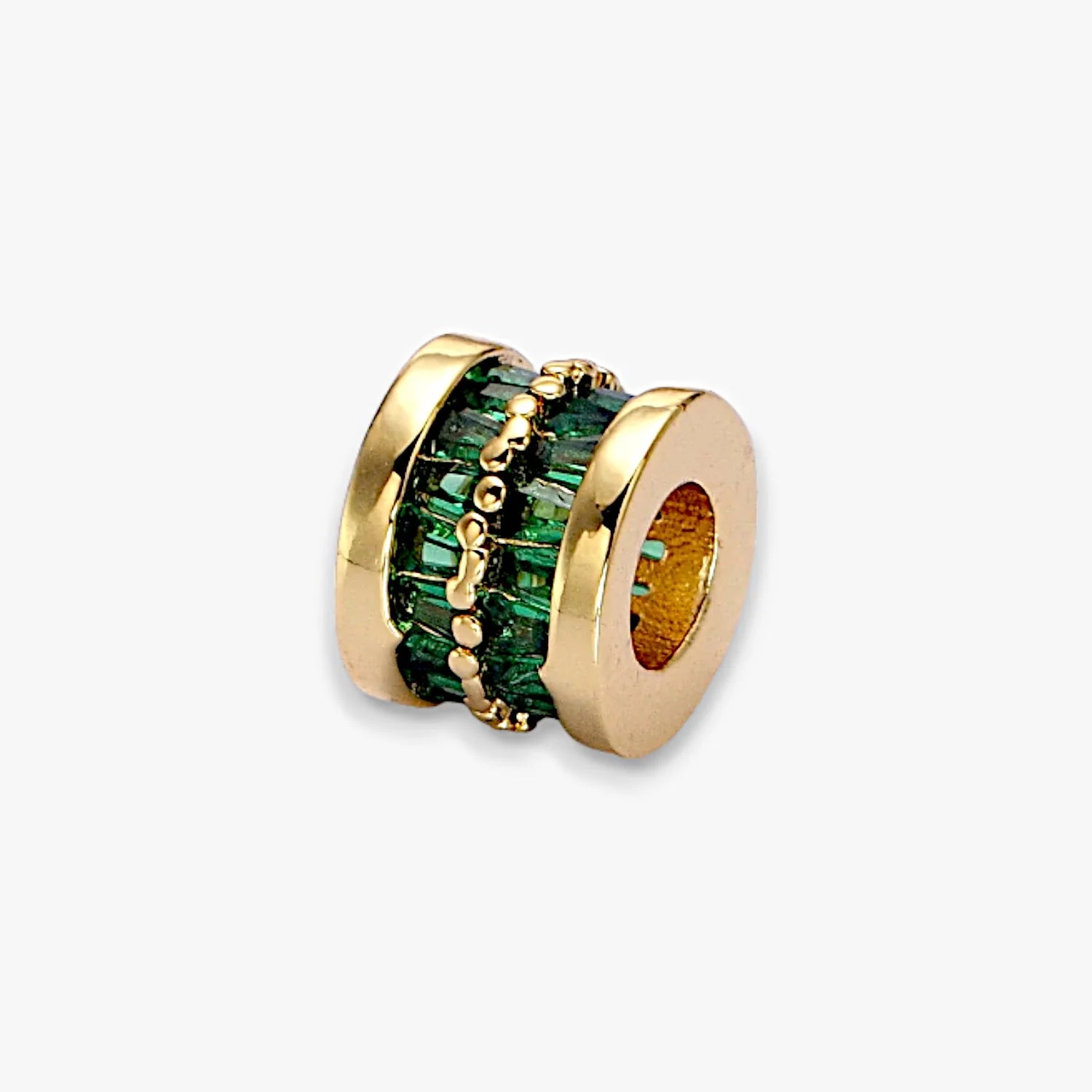 Elysian Emerald Rondelle Bead