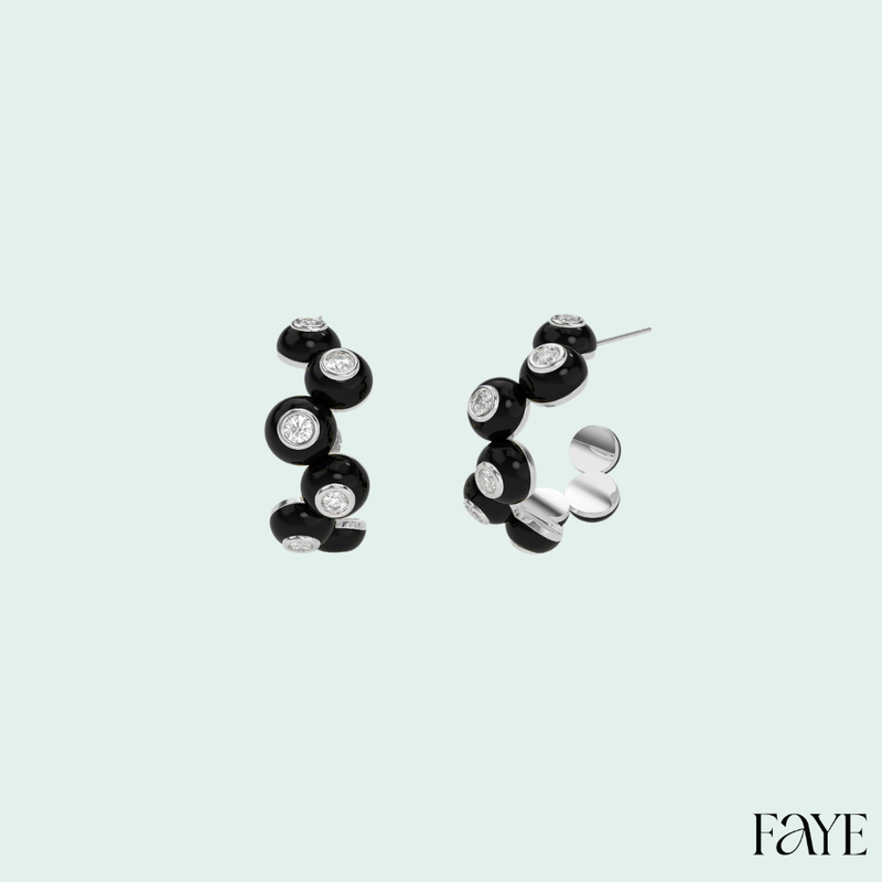 Dopamine Overdose Silver Earrings