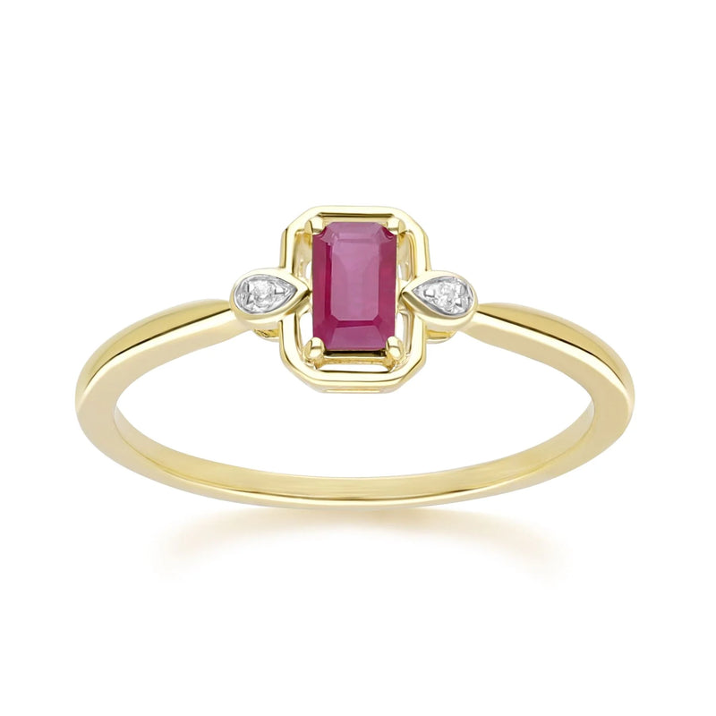 Lumina Emerald-Cut Ring (Emerald Edition)