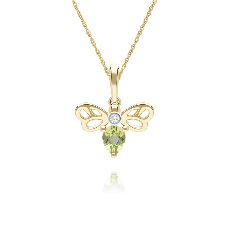 Lumina Butterfly Pendant (Olive Edition)