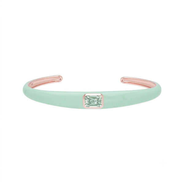 Aura Cuff  (Mint Green Rectangle Edition)