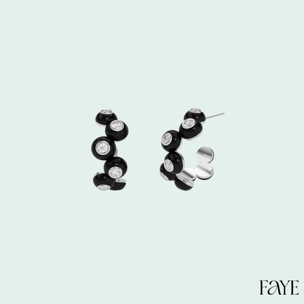 Dopamine Overdose Silver Earrings