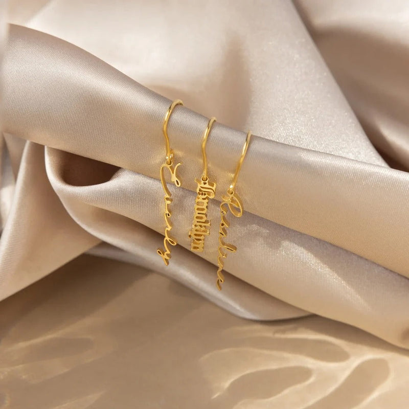 Personalized Name Earrings