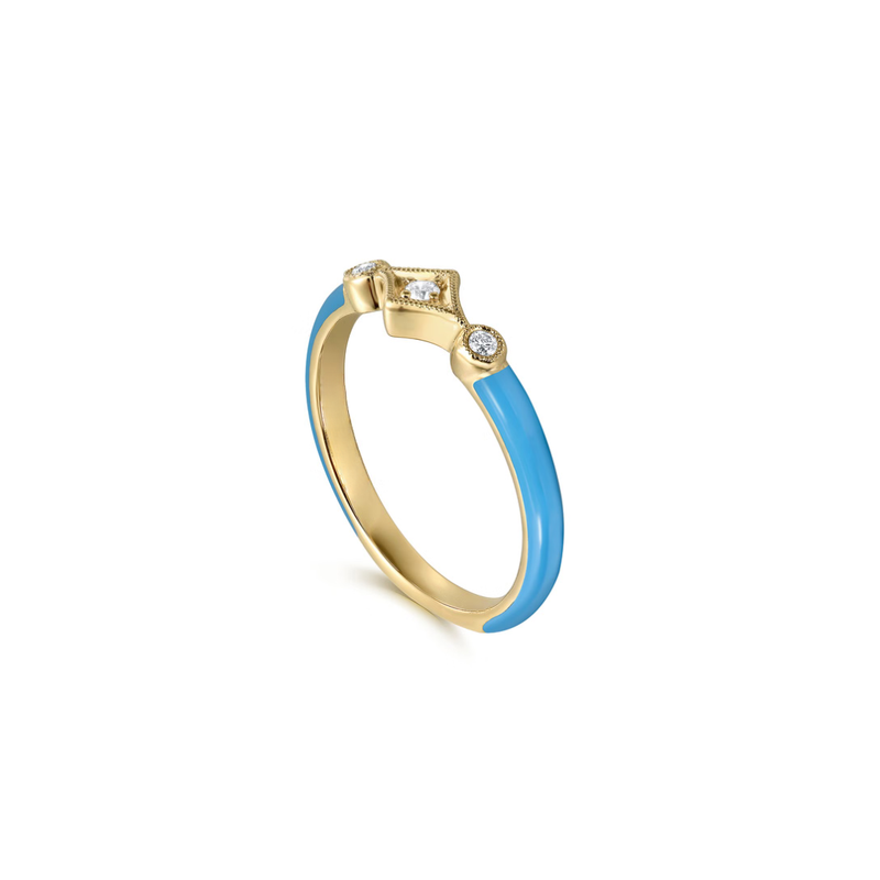 The Losange Band (White & Yellow Gold Edition)