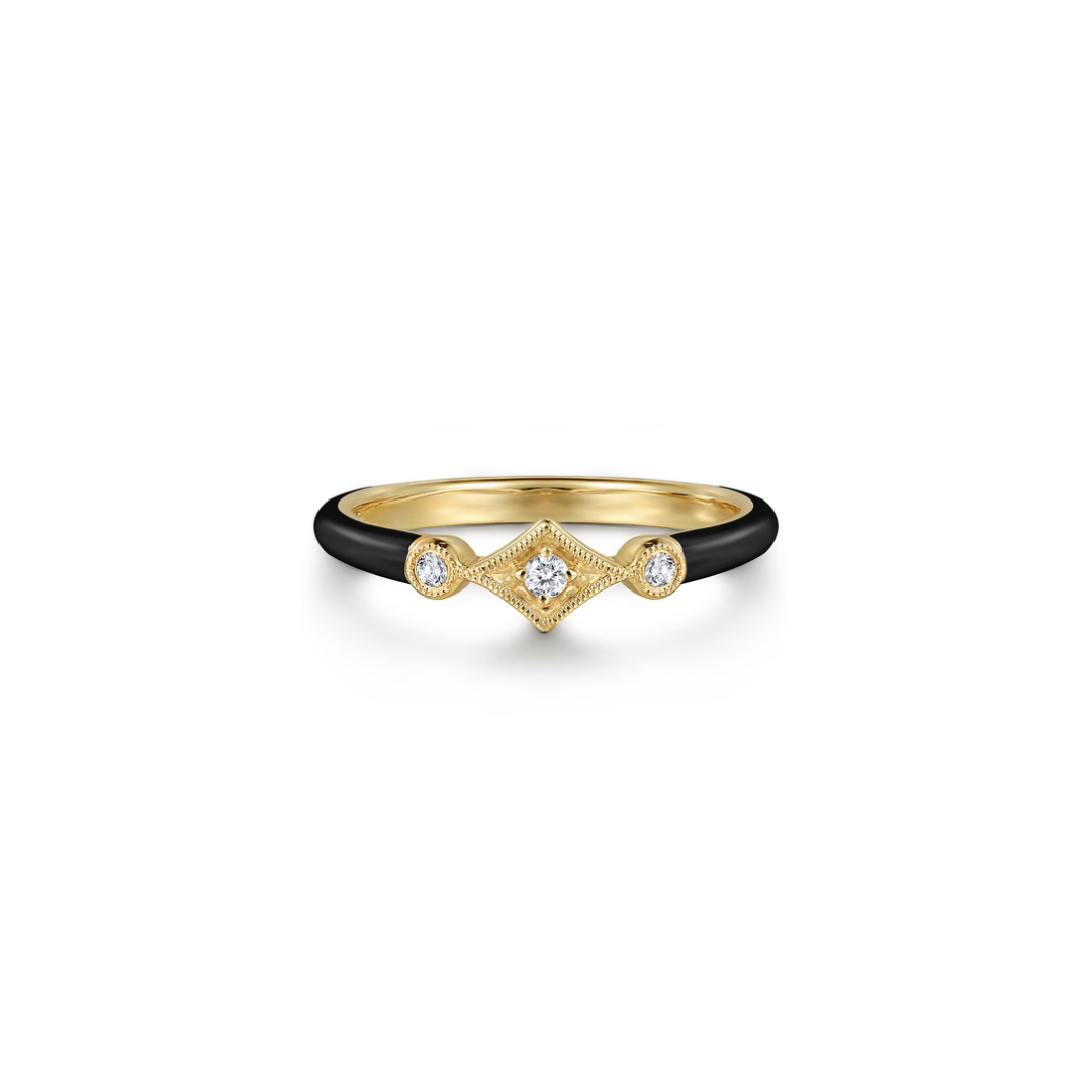 The Losange Band (White & Yellow Gold Edition)