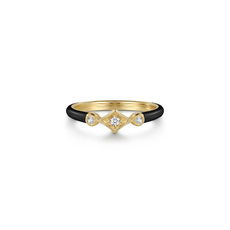 The Losange Band (White & Yellow Gold Edition)