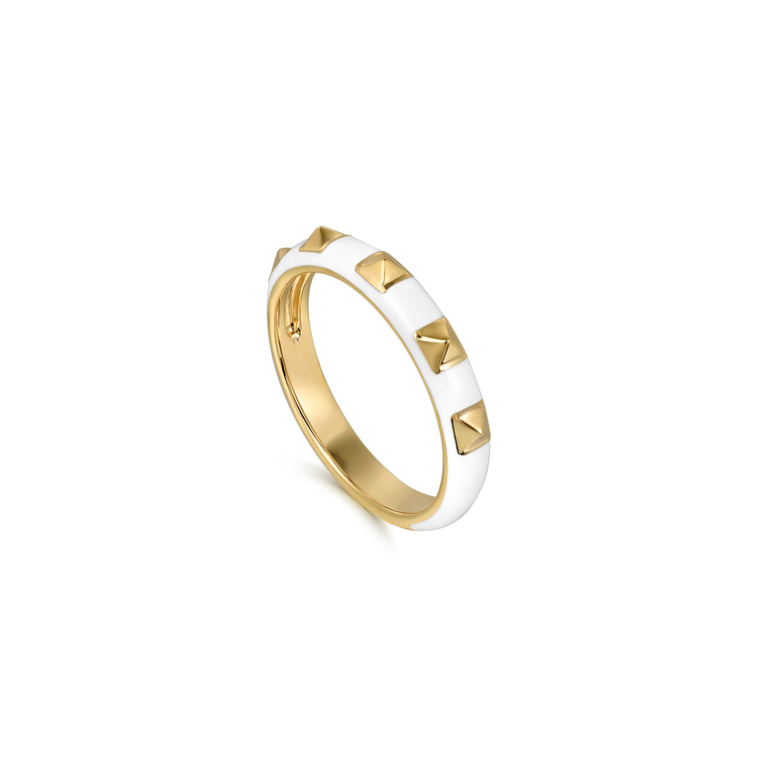 The Pyramid Edge Band (Blue & Yellow Gold Edition)