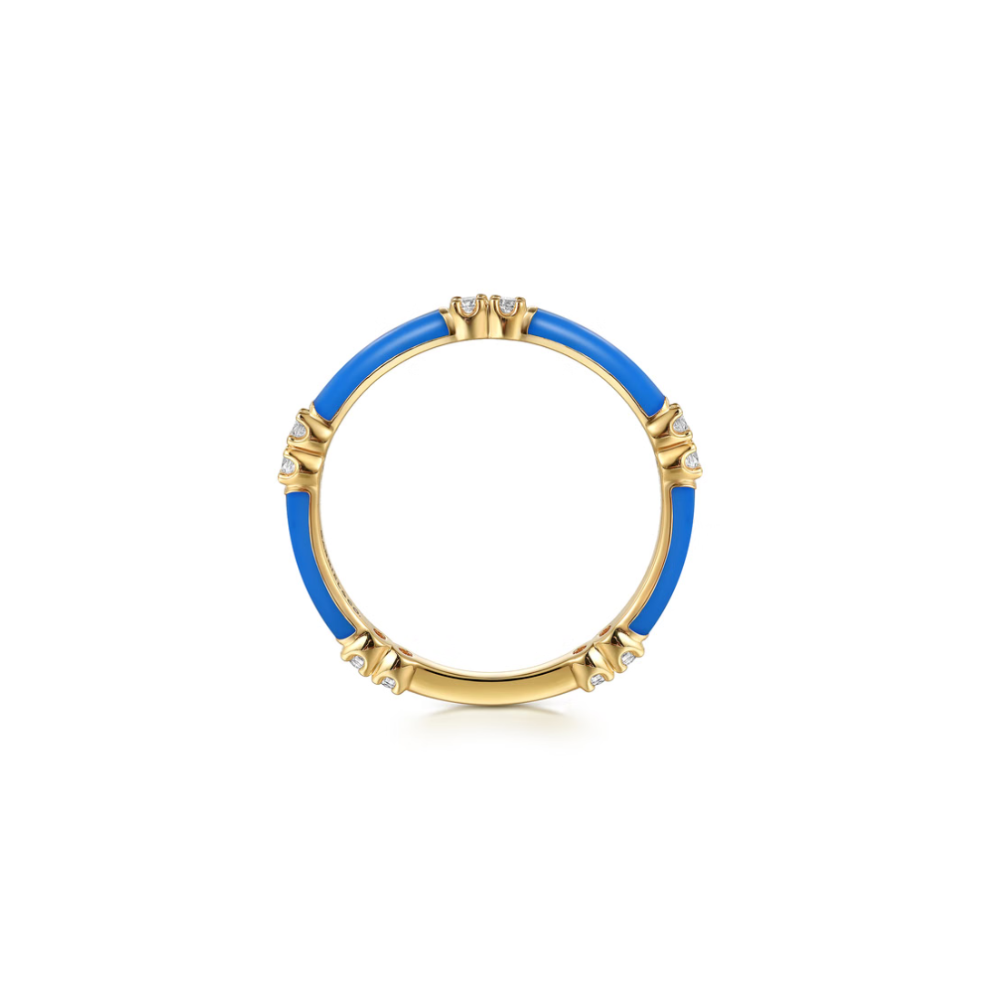 The Lucky Bamboo Ring (Millennial Pink & Yellow Gold Edition)