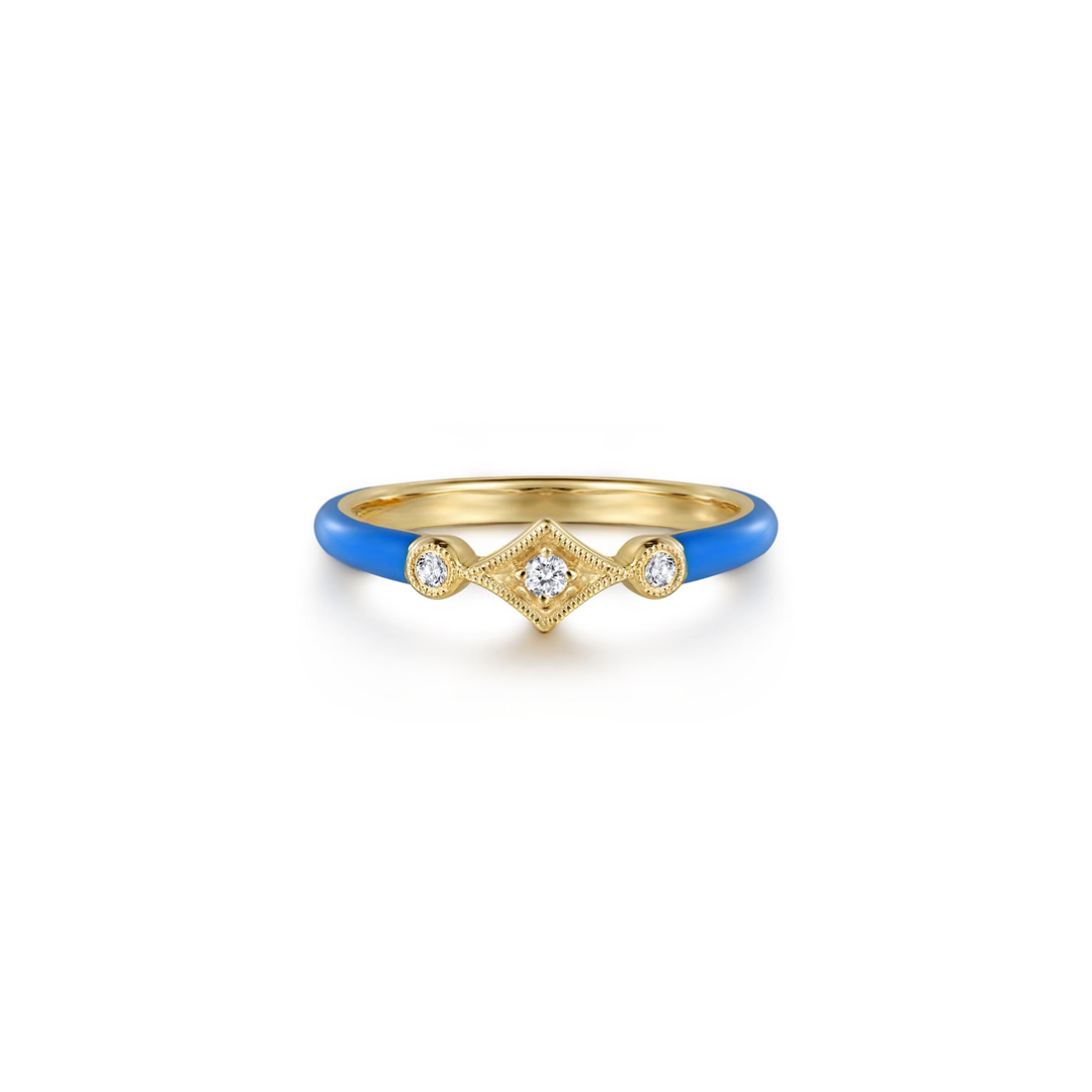 The Losange Band (White & Yellow Gold Edition)