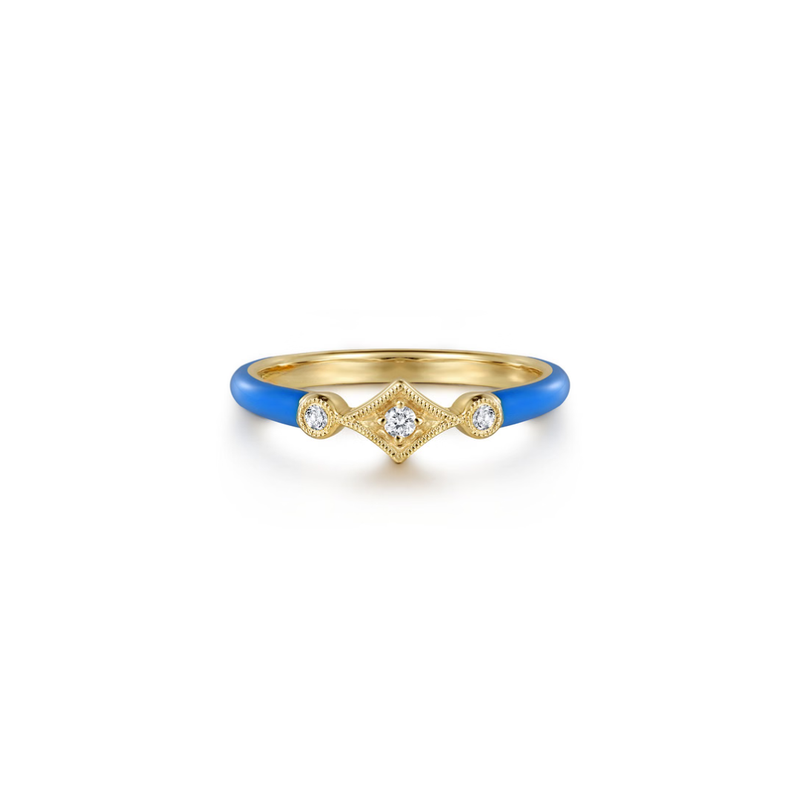 The Losange Band (White & Yellow Gold Edition)