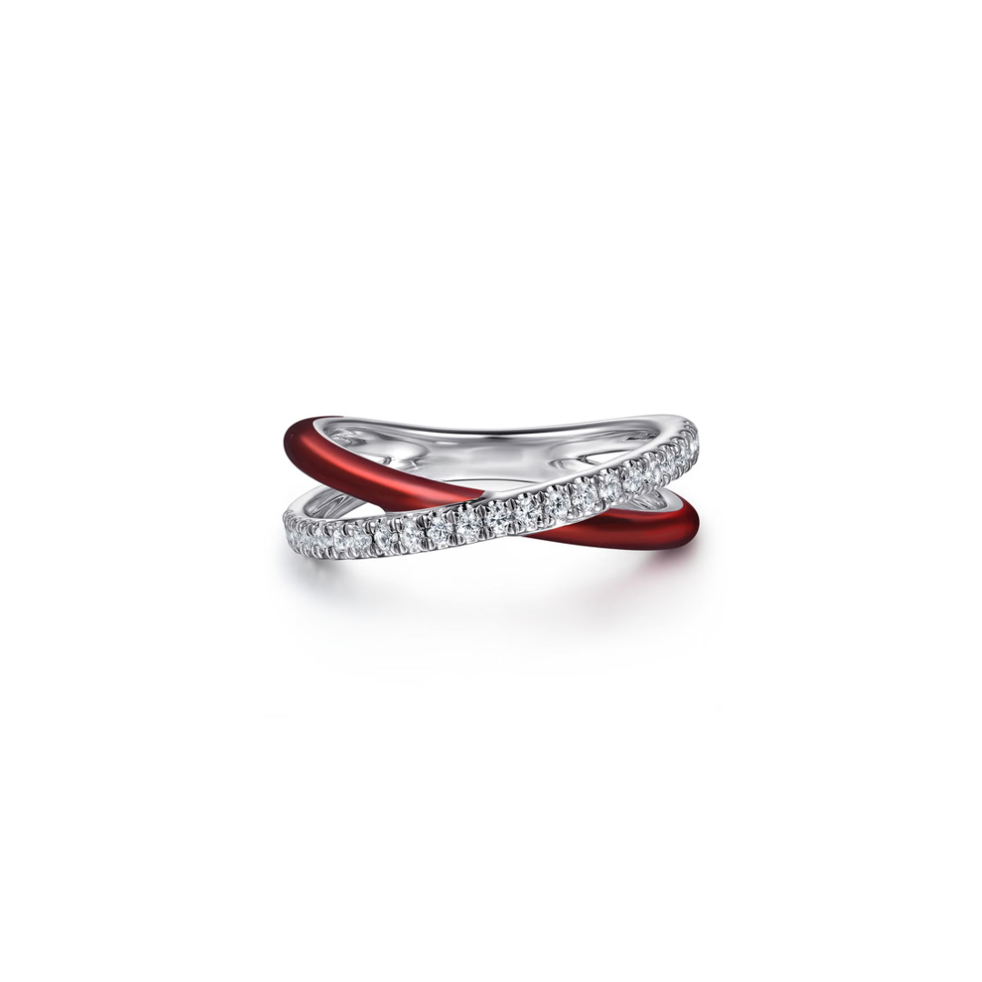 The Crossroads Ring (Chrome Red & Rhodium Edition)