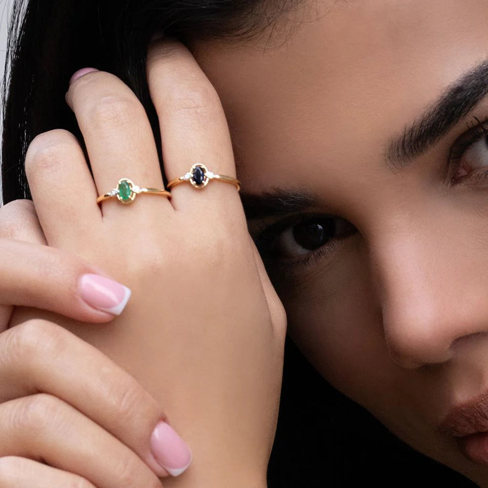 Lumina Emerald-Cut Ring (Emerald Edition)