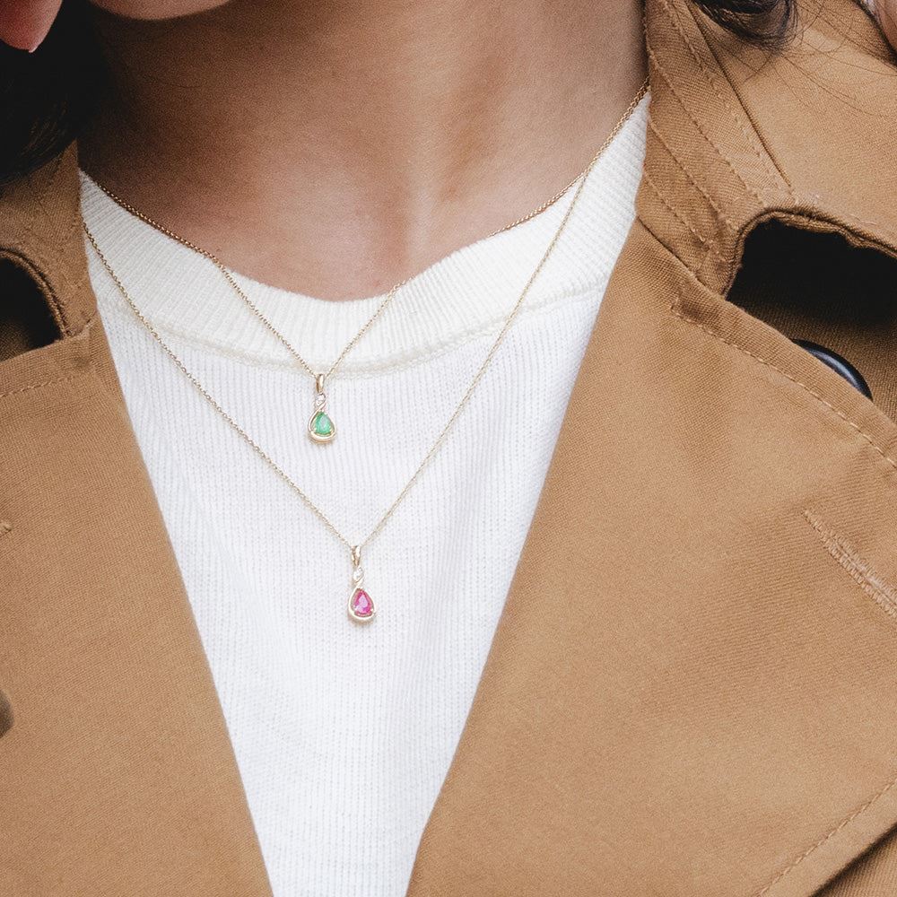 Lumina Emerald-Cut Pendant (Emerald Edition)