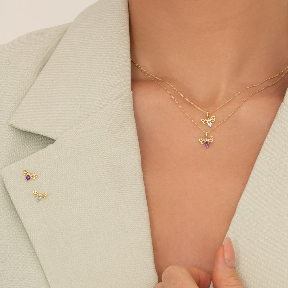 Lumina Butterfly Pendant (Sky Edition)