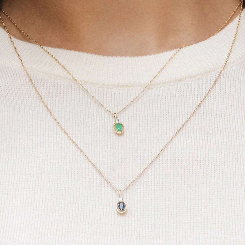 Lumina Emerald-Cut Pendant (Emerald Edition)