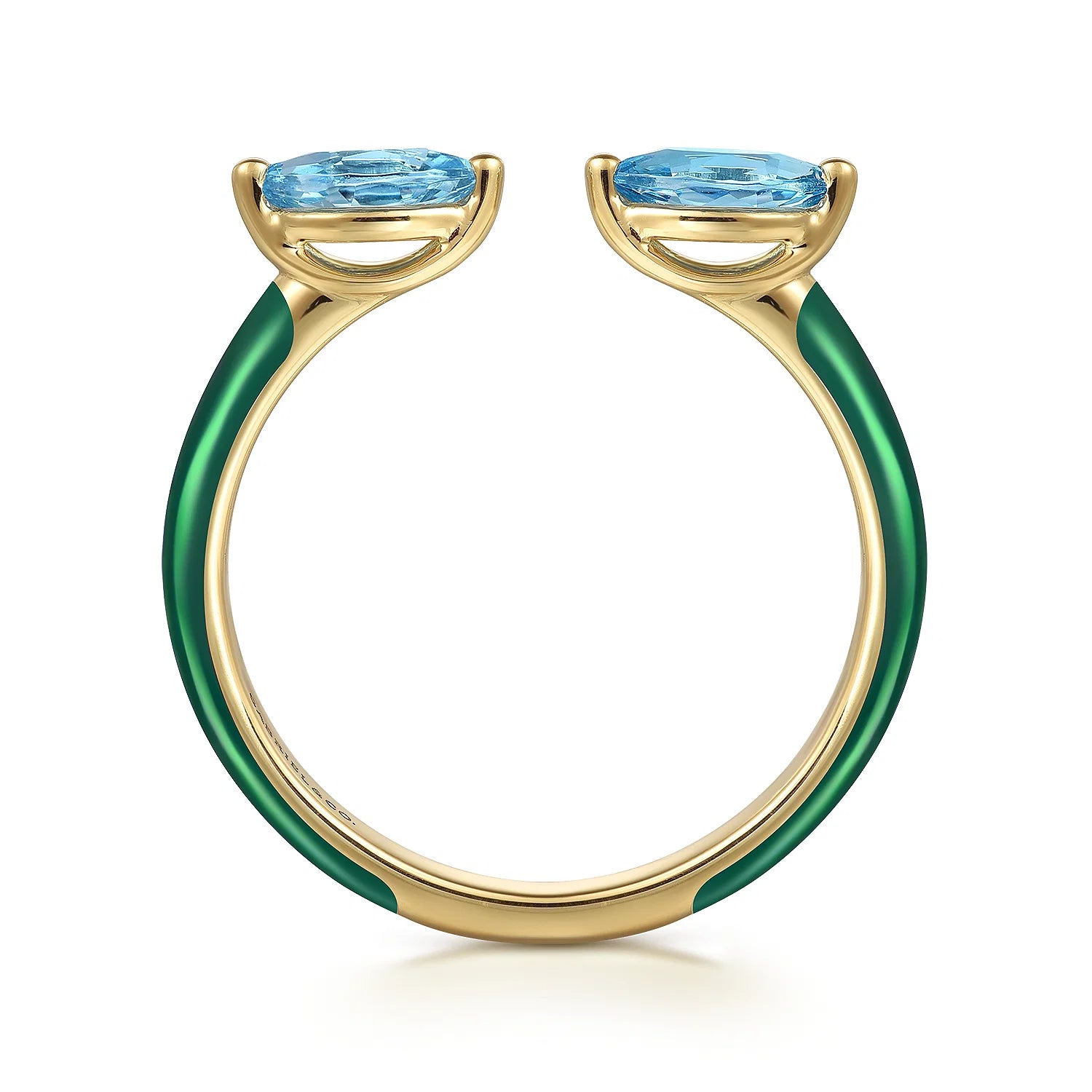 Capri Kiss Ring (Sky Blue & Lime Green Edition)