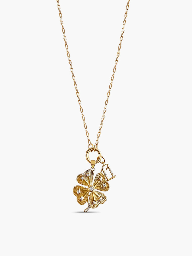 Cosmic Clover Pendant (gold)