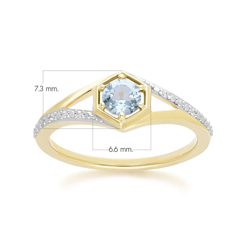 Apex Hexagon Ring (Amethyst Edition)