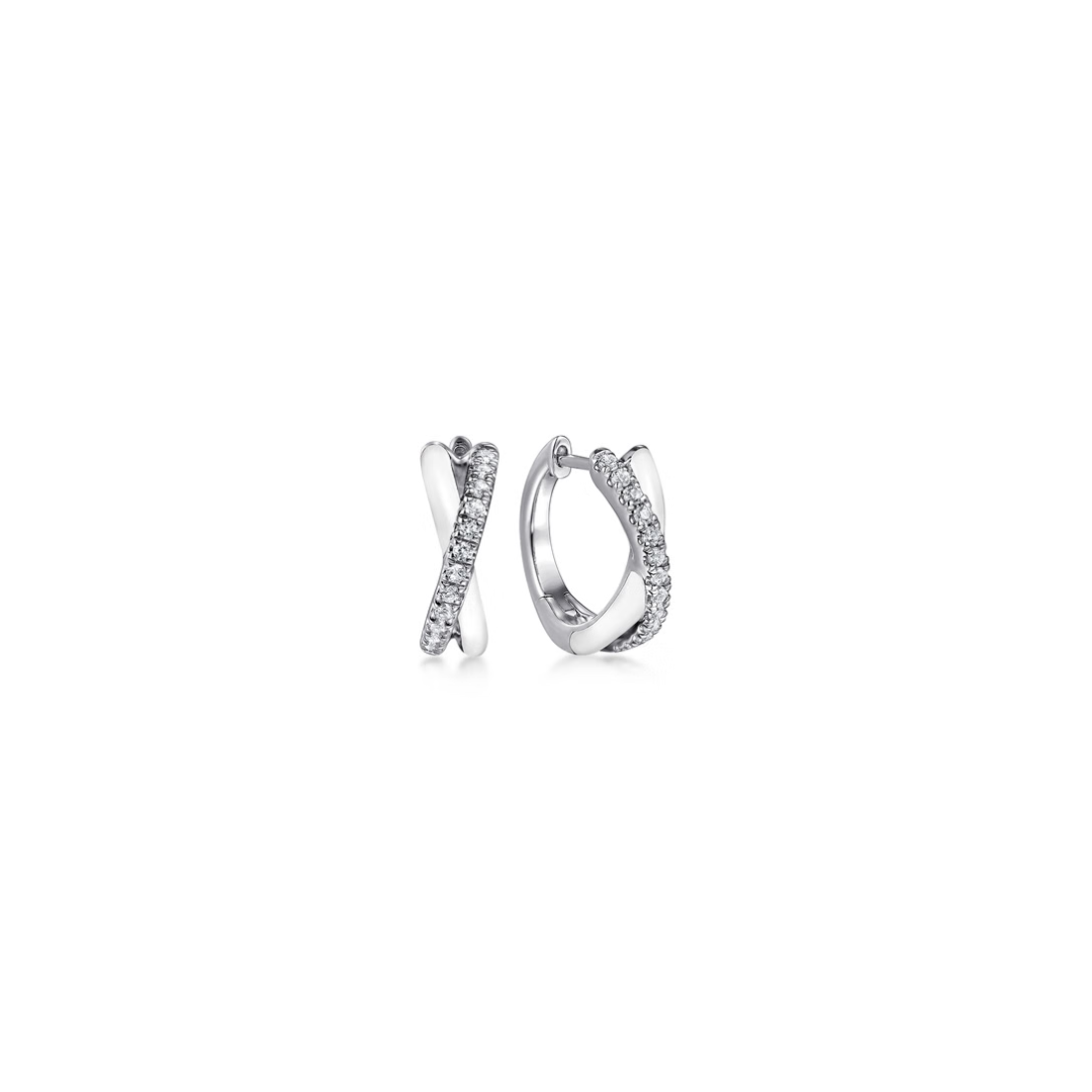 The Crossroads Huggies (Chrome Green & Pave Moissanite Edition)