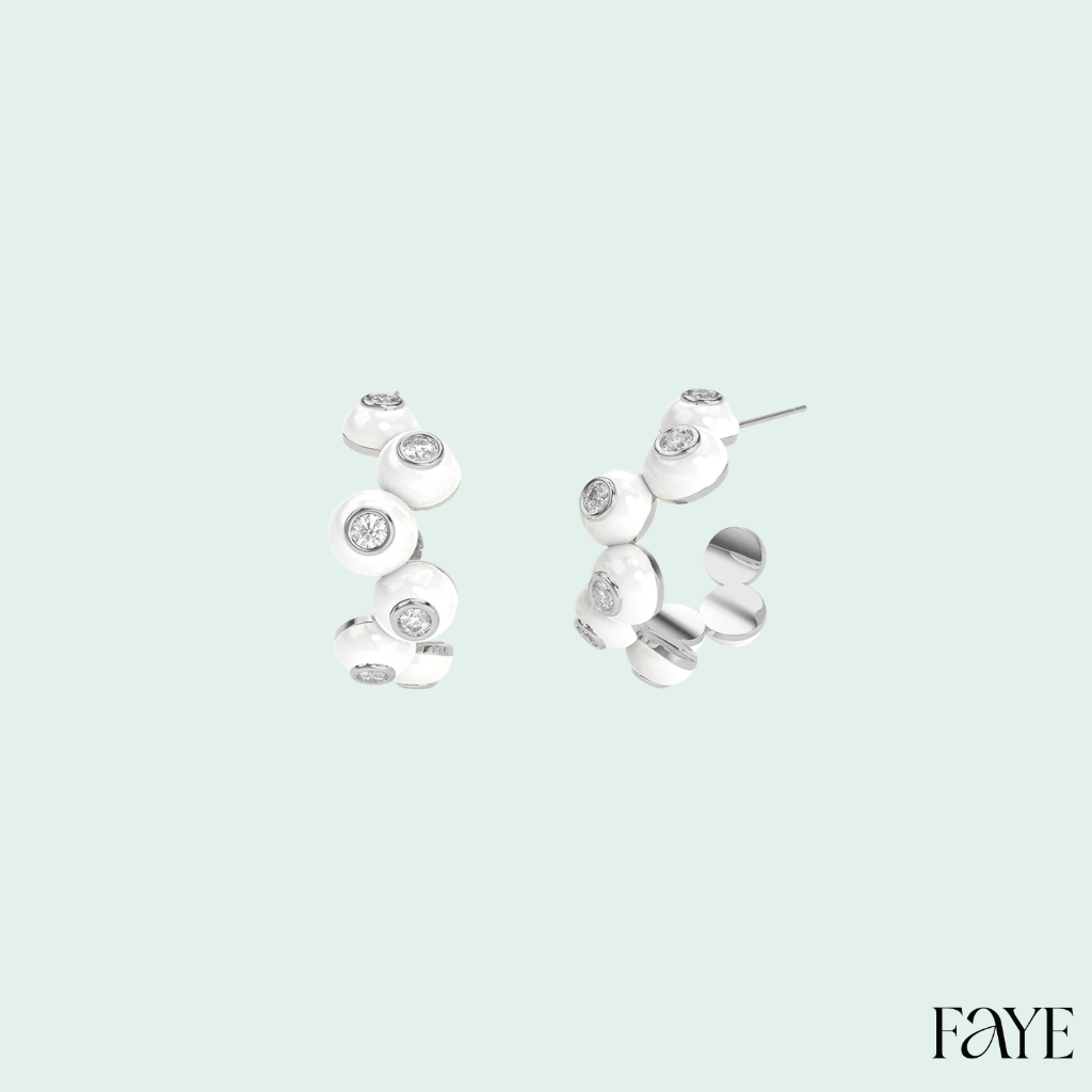 Dopamine Overdose Silver Earrings