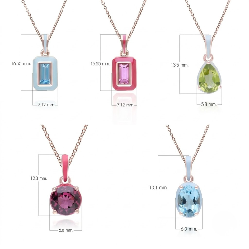 Azure Arc Pear-Cut Complete Jewelry Set ( Mint Green Edition)