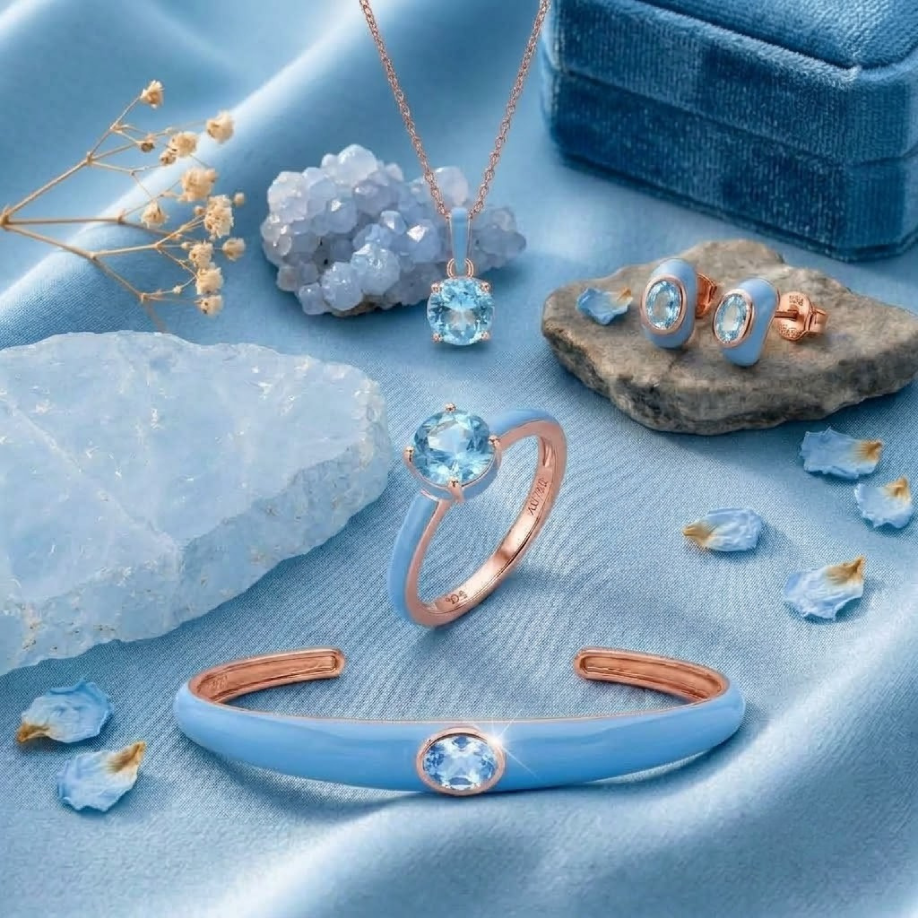 Azure Arc  Complete Round Jewelry Set ( Lavender Edition)