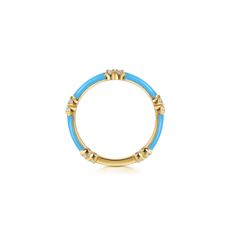 The Lucky Bamboo Ring (Millennial Pink & Yellow Gold Edition)