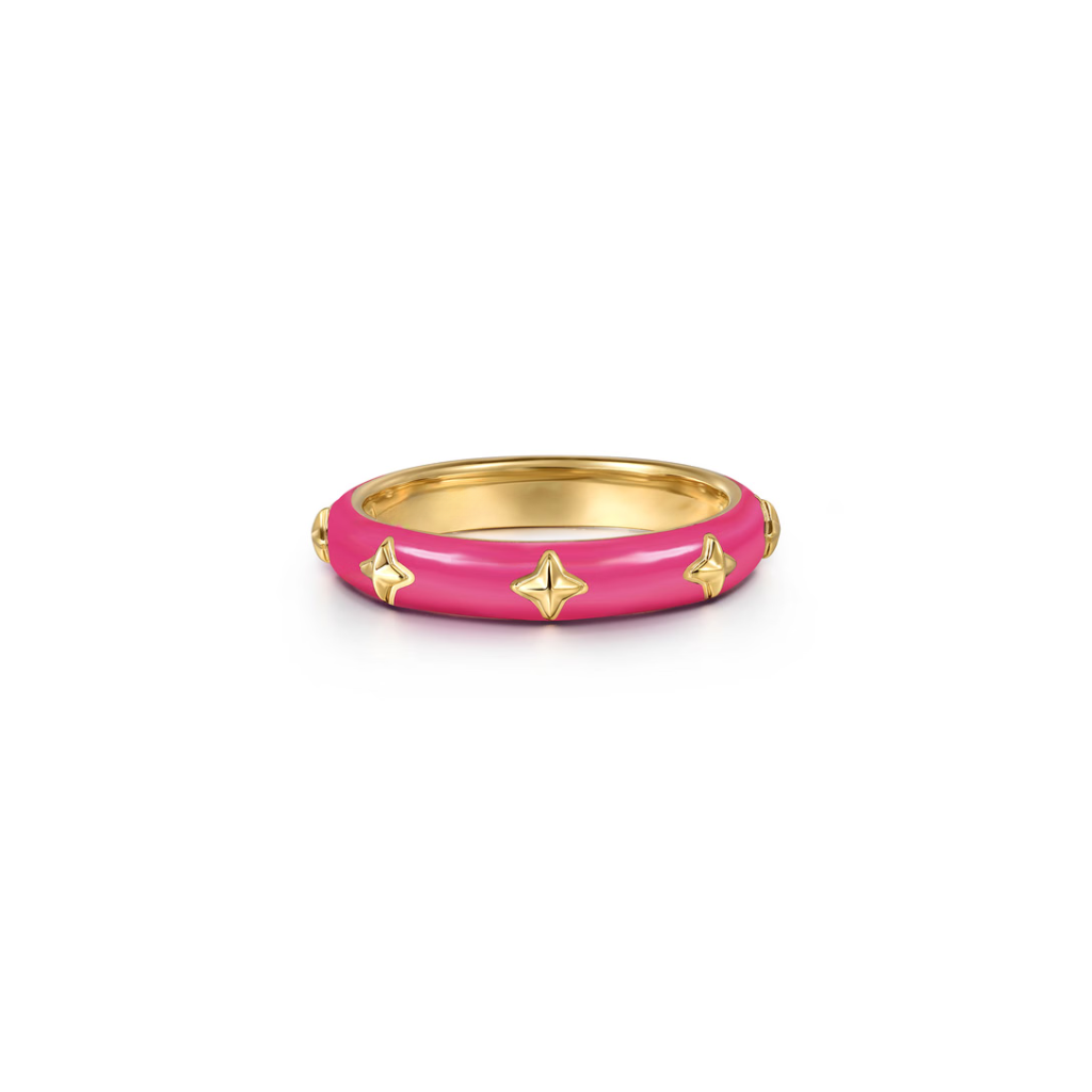 The Guiding Star Band (Magenta Pink & Yellow Gold Edition)