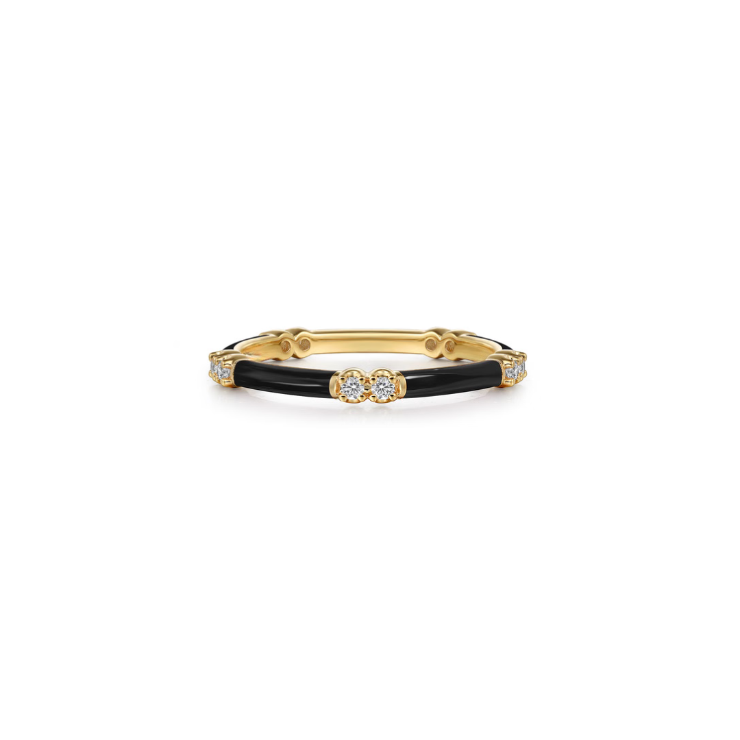 The Lucky Bamboo Ring (Millennial Pink & Yellow Gold Edition)