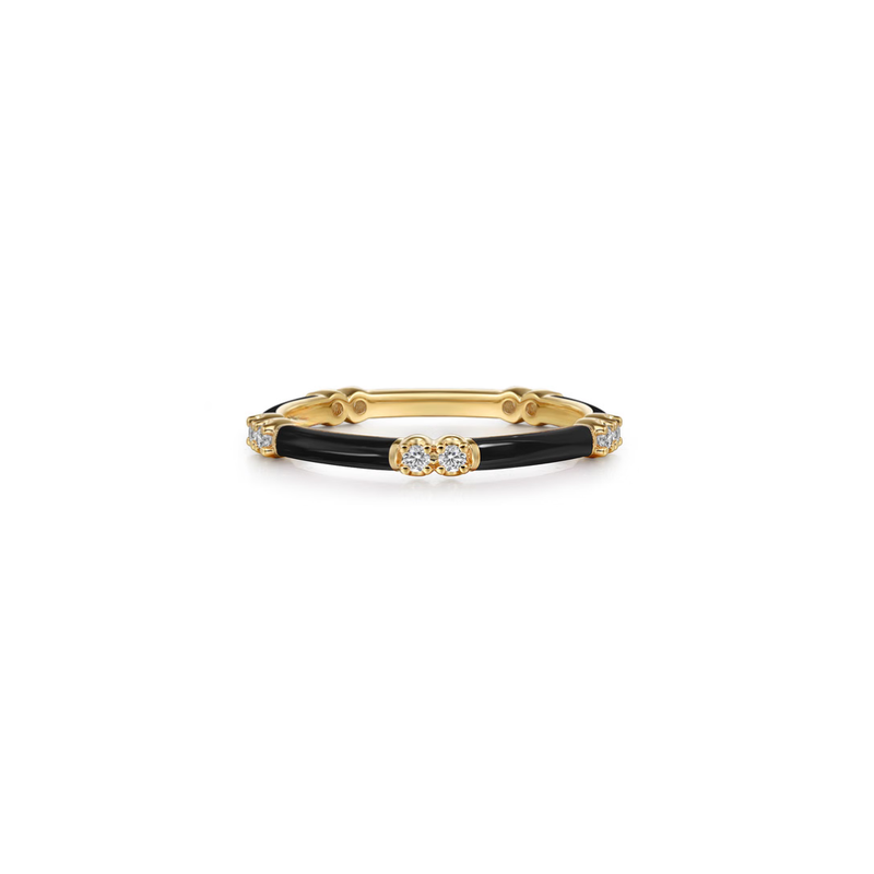 The Lucky Bamboo Ring (Millennial Pink & Yellow Gold Edition)