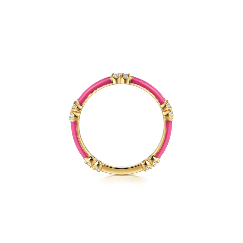The Lucky Bamboo Ring (Millennial Pink & Yellow Gold Edition)