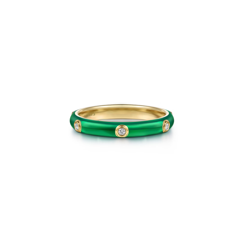 The Guardian Circlet (Chrome Green & Yellow Gold Edition)