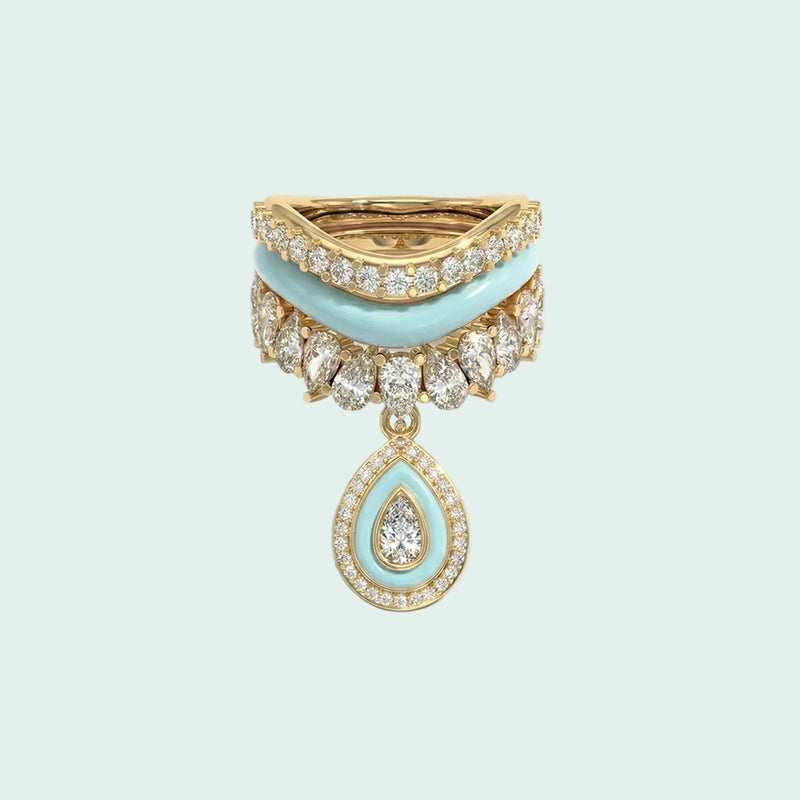 Varna-Volt Stacking Set (gold)