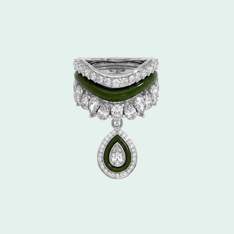 Varna-Volt Stacking Set (silver)