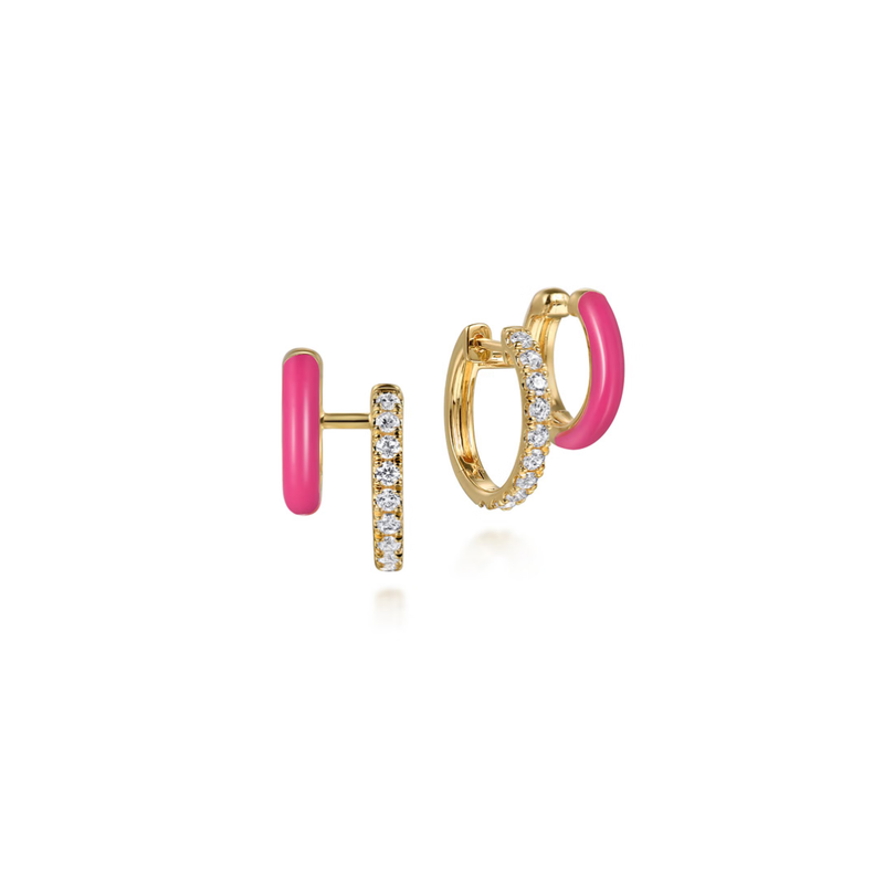 The Duet Huggies (Chrome Blue & Yellow Gold Edition)