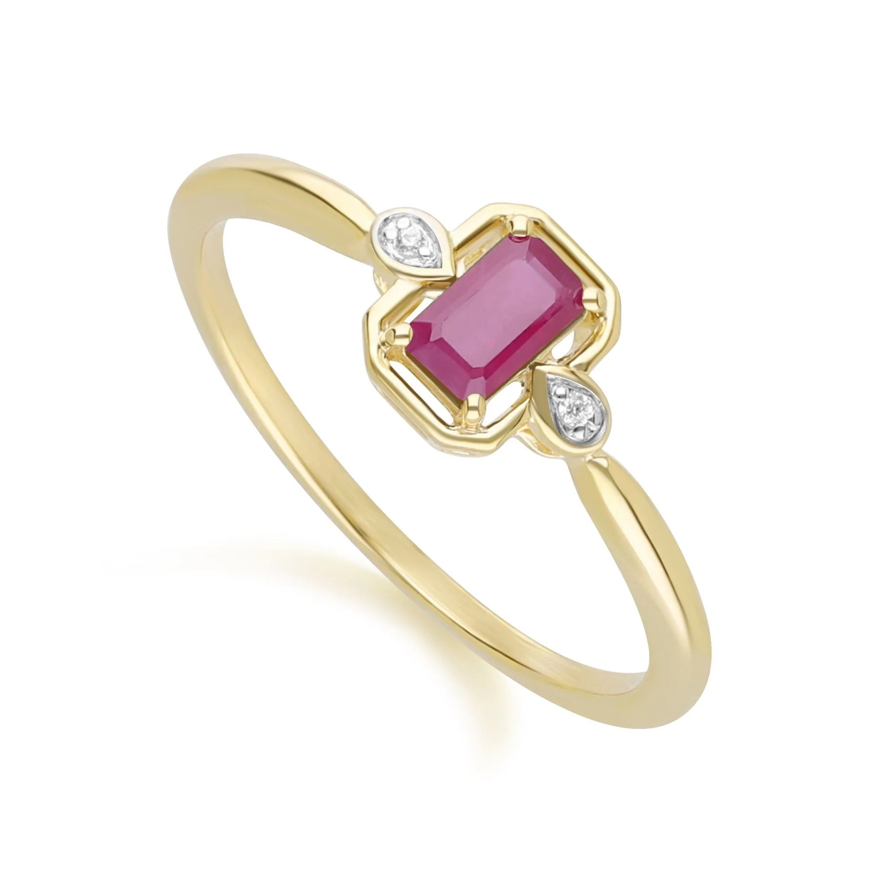 Lumina Emerald-Cut Ring (Emerald Edition)
