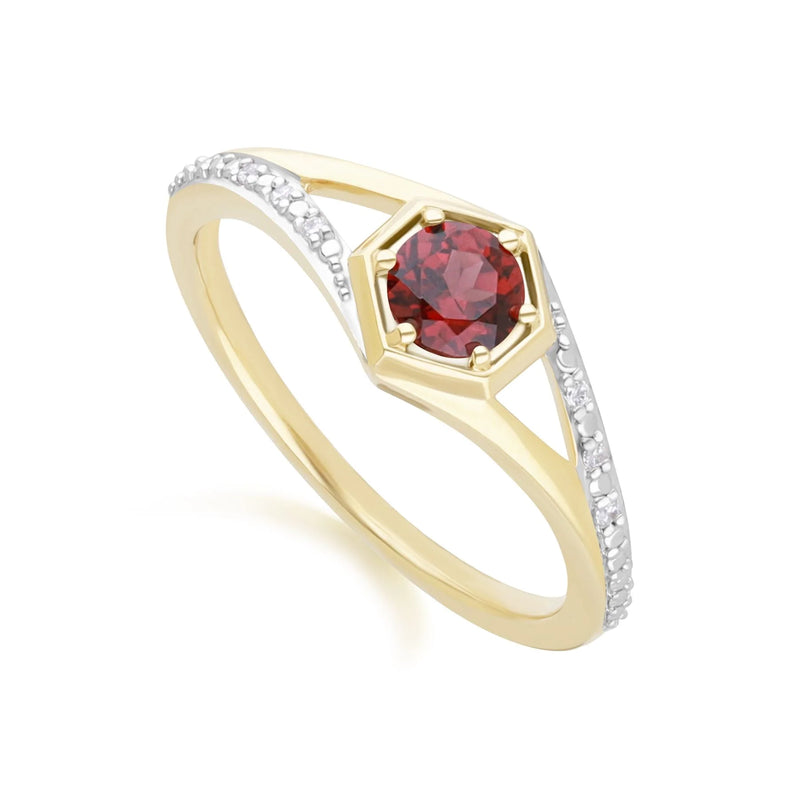 Apex Hexagon Ring (Amethyst Edition)