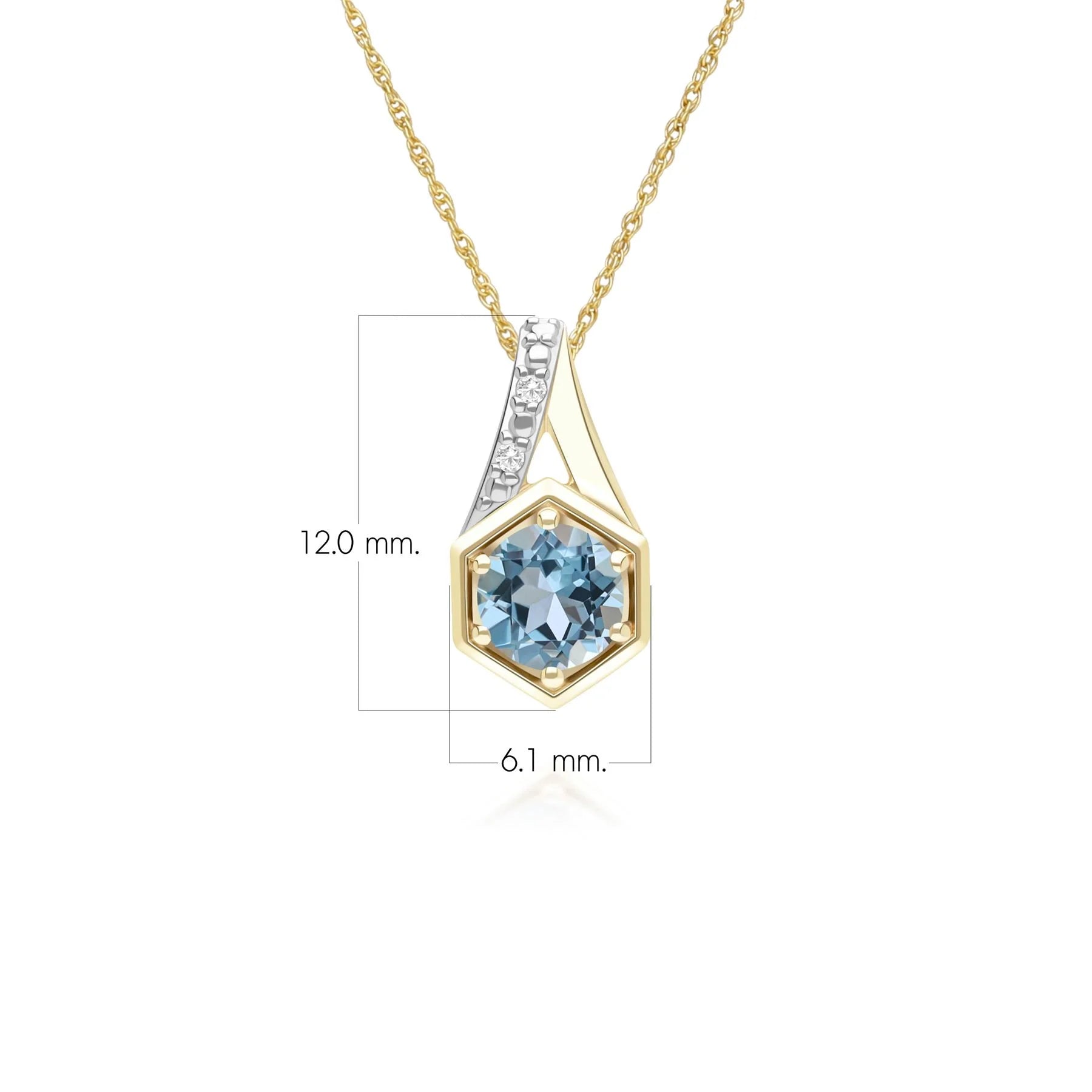 Apex Hexagon Pendant (Sky Edition)