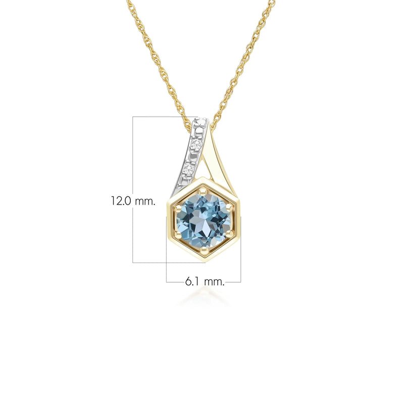 Apex Hexagon Pendant (Sky Edition)