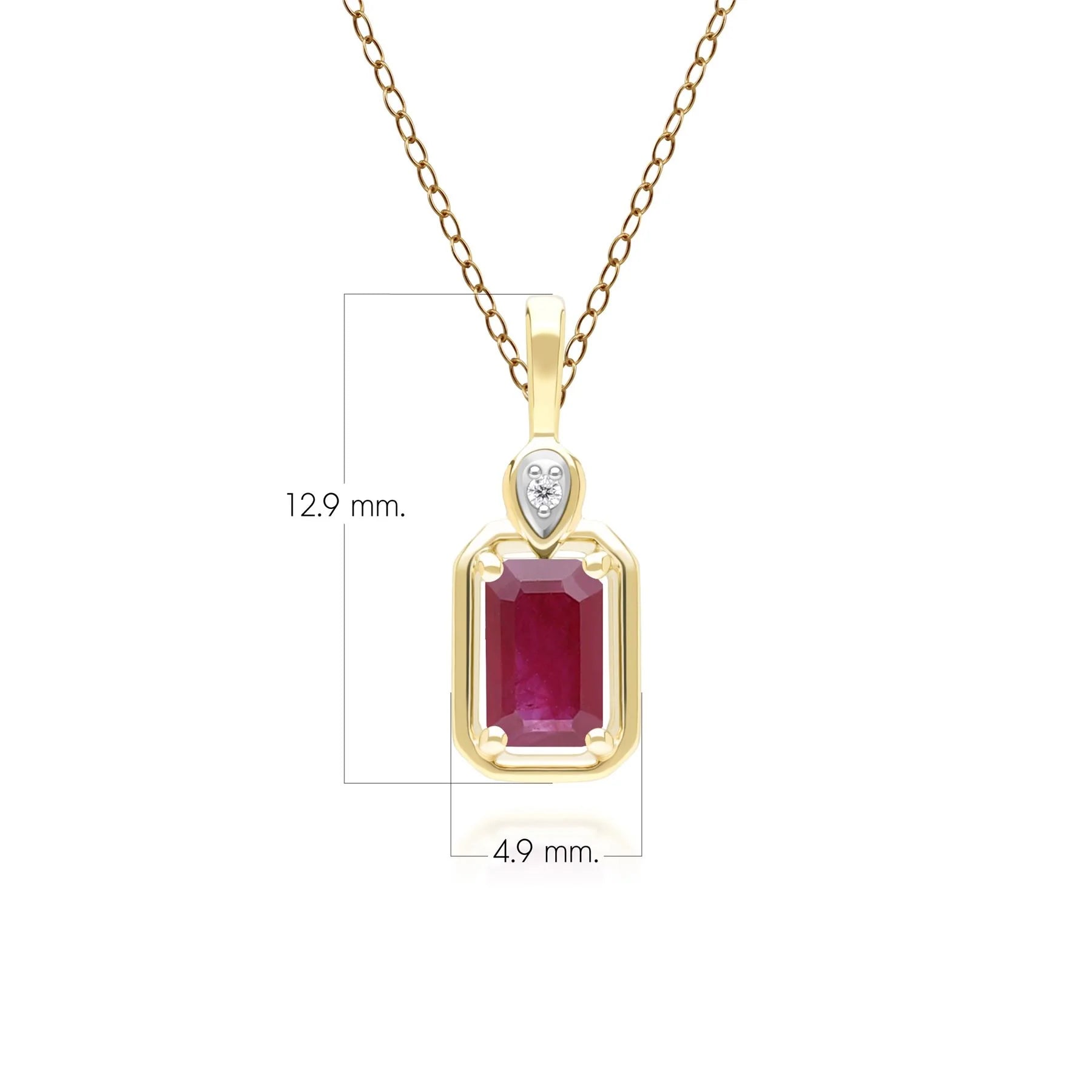 Lumina Emerald-Cut Pendant (Emerald Edition)