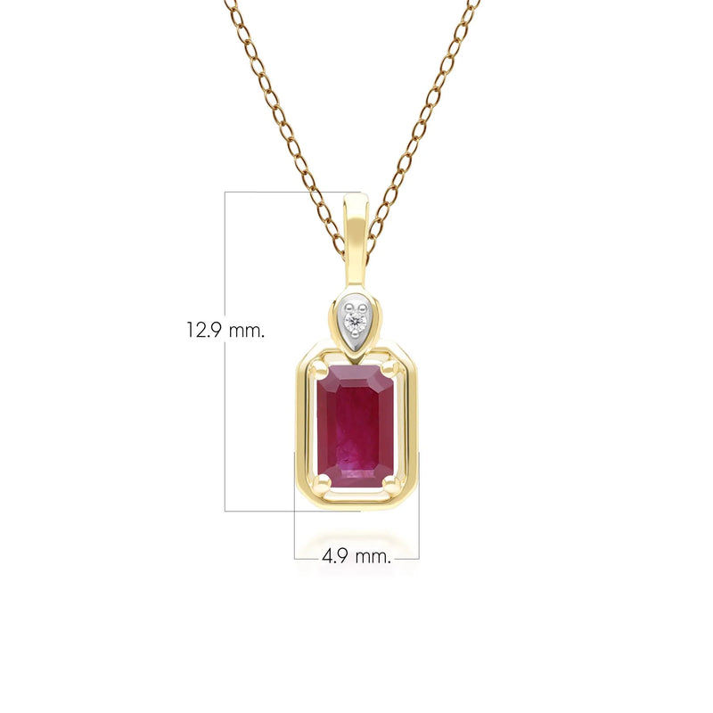Lumina Emerald-Cut Pendant (Emerald Edition)