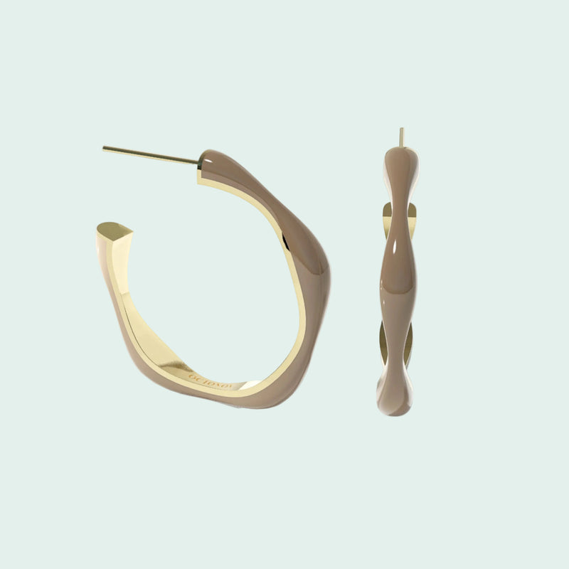Sugar Overide Hoop Earrings (GOLD)