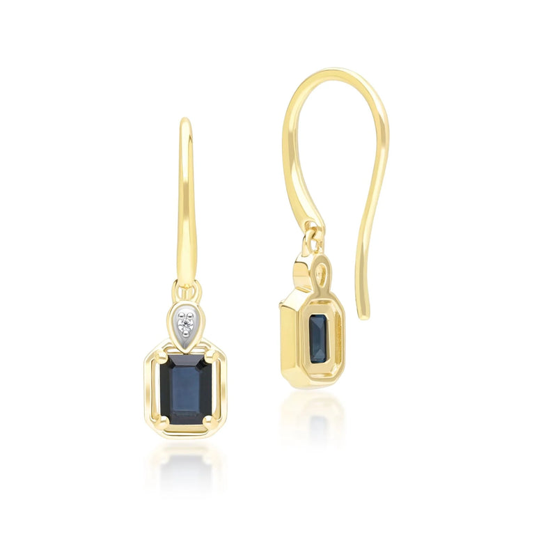 Lumina Emerald-Cut Earrings (Emerald Edition)
