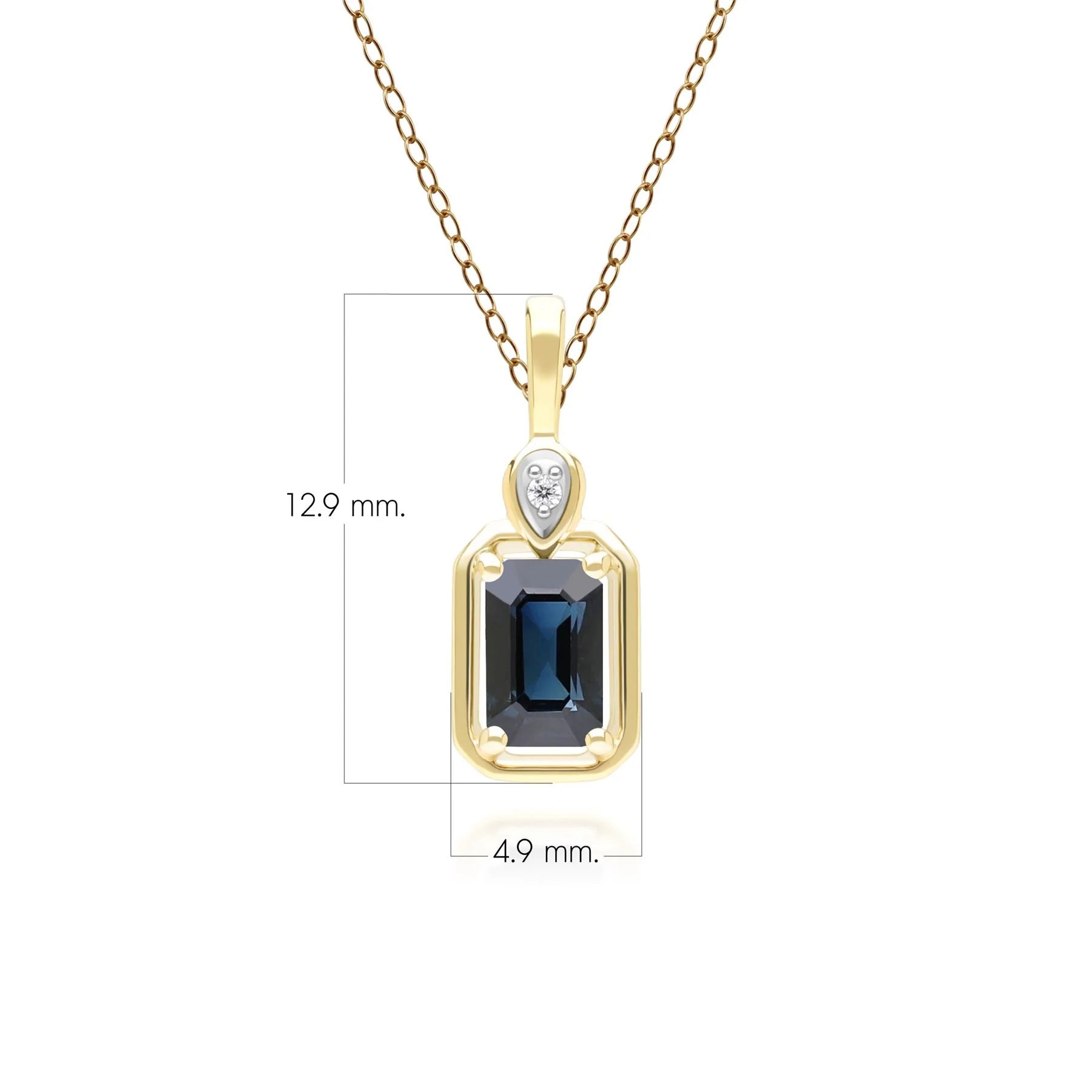 Lumina Emerald-Cut Pendant (Emerald Edition)
